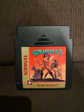 Gauntlet Nintendo NES Gauntlet Black Tengen Game Cartridge